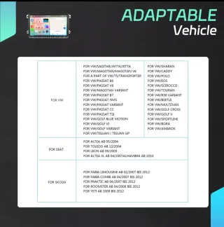 Radio Coche Pantalla Volkswagen