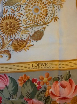Pañuelo Seda Loewe Multicolor