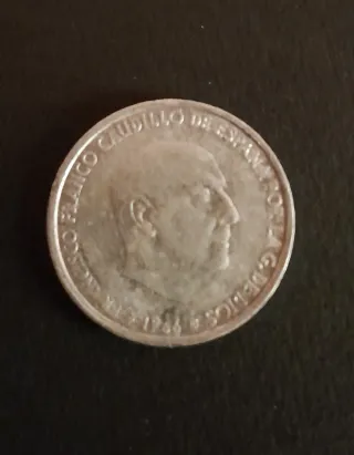 Moneda 50 céntimos Franco 1966 Estrella 72 78