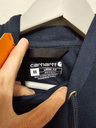 Carhartt Loose Fit Midweight Felpa Logo Sleeve