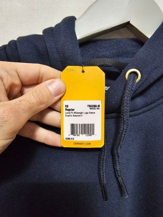 Carhartt Loose Fit Midweight Felpa Logo Sleeve