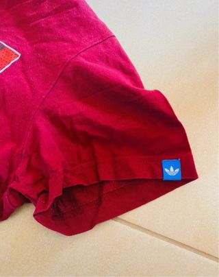 T-shirt Adidas Taglia M 100% Cotone Stampa