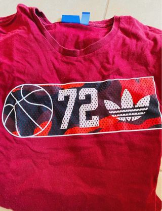 T-shirt Adidas Taglia M 100% Cotone Stampa