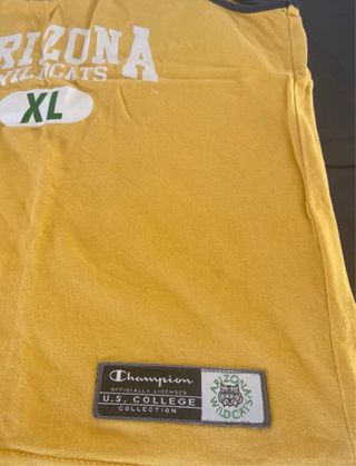 Canotta Champion Arizona Wildcats XL Gialla