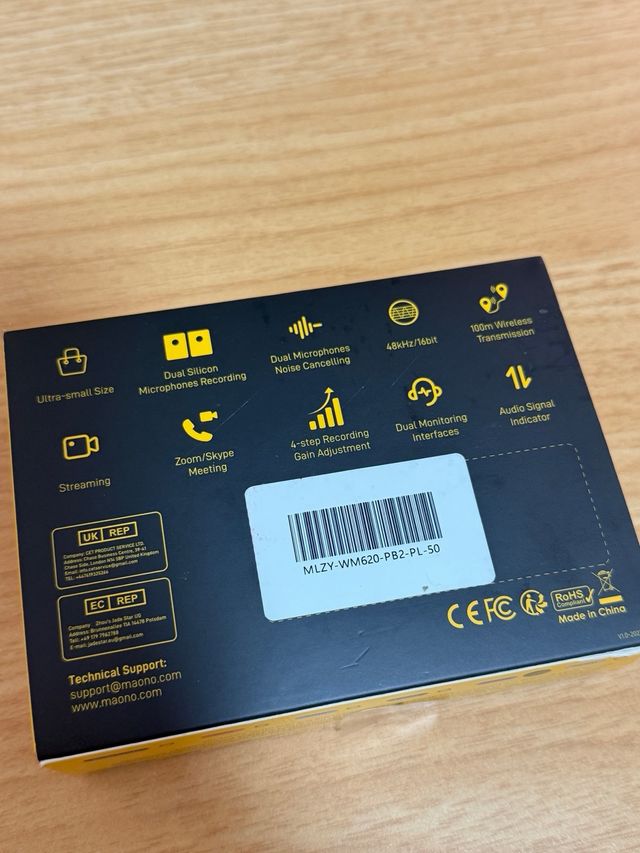 Microfono Maono Wireless Lavanda