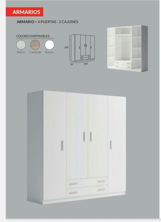 Armarios, Camas , Mesitas