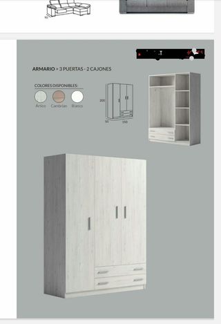 Armarios, Camas , Mesitas