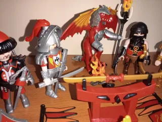 Playmobil-Guerreros Asiáticos Dragón.