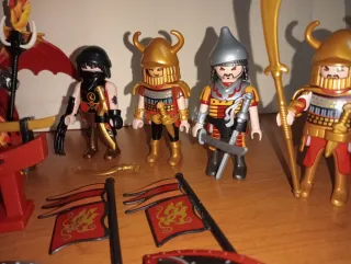Playmobil-Guerreros Asiáticos Dragón.