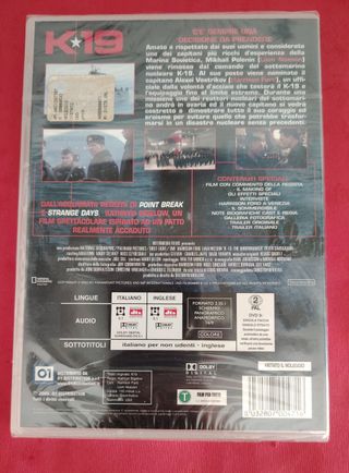 K19 DVD Harrison Ford Liam Neeson Sigillato