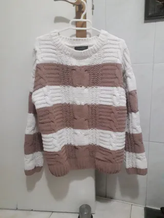 Jersey de rayas trenzado