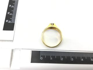 anillo oro 18k con piedra