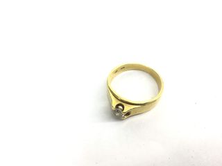 anillo oro 18k con piedra