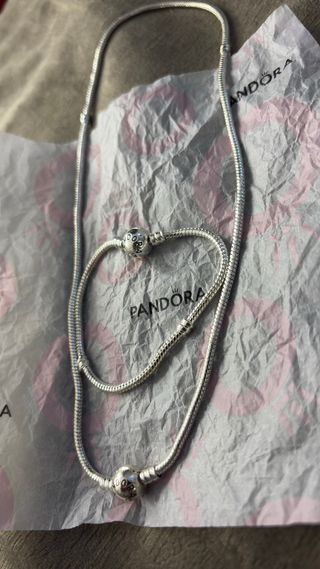 Conjunto Pandora Colar e Pulseira