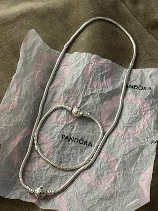 Conjunto Pandora Colar e Pulseira