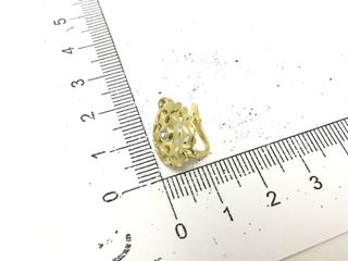 pendientes oro 18k con piedra con circonita