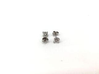 pendientes oro 18k con piedra con diamante de laboratorio