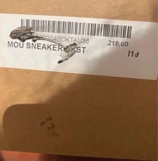 Botas Mou pelo suela goma beige/marrón