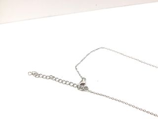 collar plata 925mm con piedra con circonita 21cm