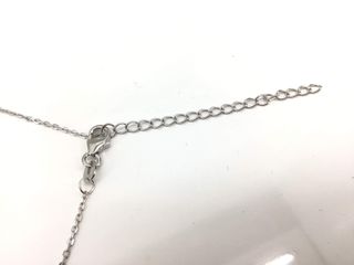 collar plata 925mm con piedra con circonita 21.5cm