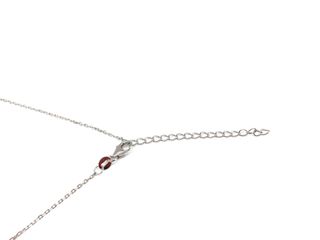 collar plata 925mm con piedra con circonita 21.5cm