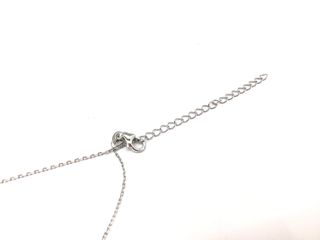 collar plata 925mm con piedra con circonita 21cm