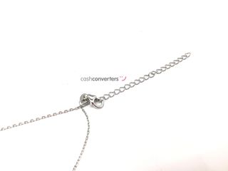 collar plata 925mm con piedra con circonita 21cm