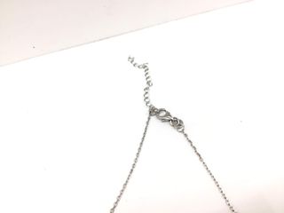 collar plata 925mm con piedra con circonita 21cm