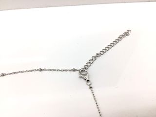 collar plata 925mm con piedra con circonita 21cm