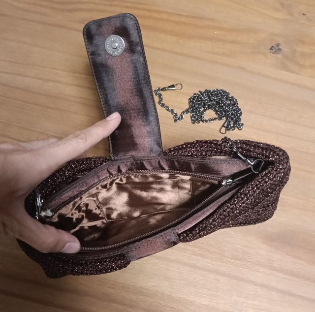 Bolso de mano marrón nuevo