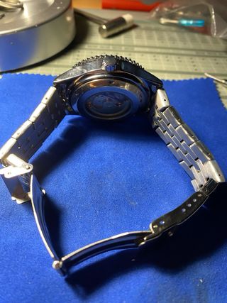 Reloj Jaragar Automático Esqueleto Dorado