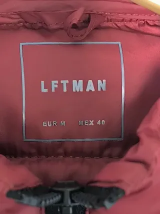 Cazadora acolchada hombre roja