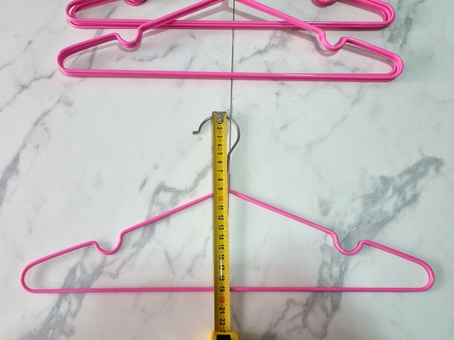 10 Perchas Antideslizantes - Rosa Fluor