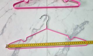 10 Perchas Antideslizantes - Rosa Fluor