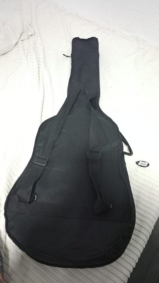 Guitarra Clásica Negra + Funda