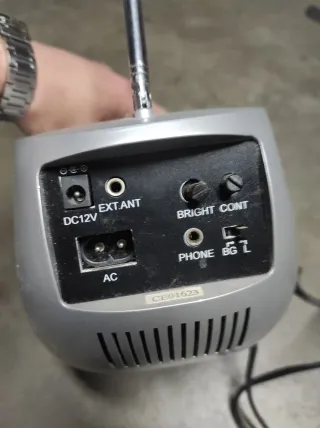 Mini TV Radio Lenco Portátil Vintage