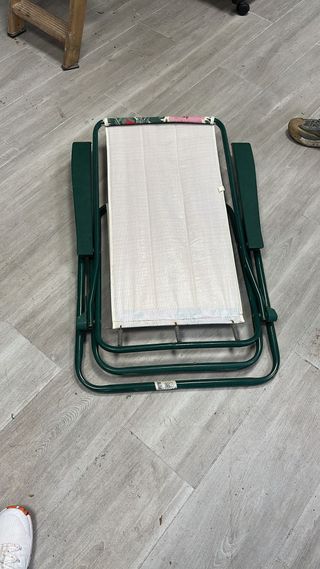 Silla de playa plegable floral