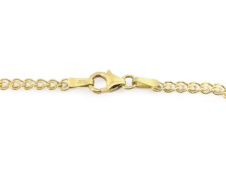 manita oro 18k con piedra con circonita