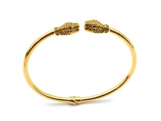 pulsera oro 18k con piedra con circonita