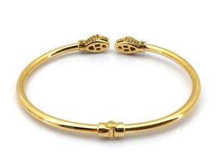 pulsera oro 18k con piedra con circonita