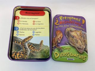 otros juegos y juguetes susaeta preguntas dinosaurios