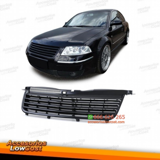 PARRILLA DELANTERA NEGRA SIN LOGO PARA VOLKSWAGEN