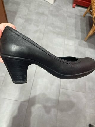Zapatos de tacón Antea piel negros