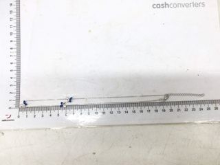 collar plata 925mm con piedra con circonita 21.5cm