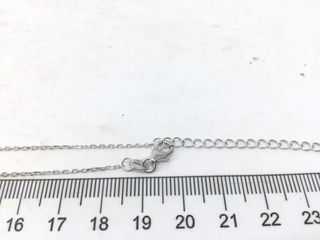 collar plata 925mm con piedra con circonita 21.5cm