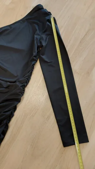 Body Mango Asimétrico Negro Talla S