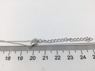 collar plata 925mm con piedra con circonita 21cm