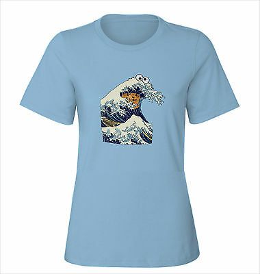 CAMISETA ola kawawa monstruo las galletas -TALLA S M L XL XXL XXXL SIZE nueva