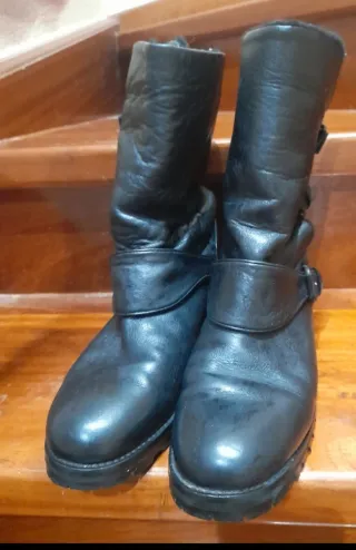 Botines Massimo Dutti piel hebillas