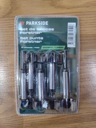 Set Brocas Forstner Parkside 5 Unidades